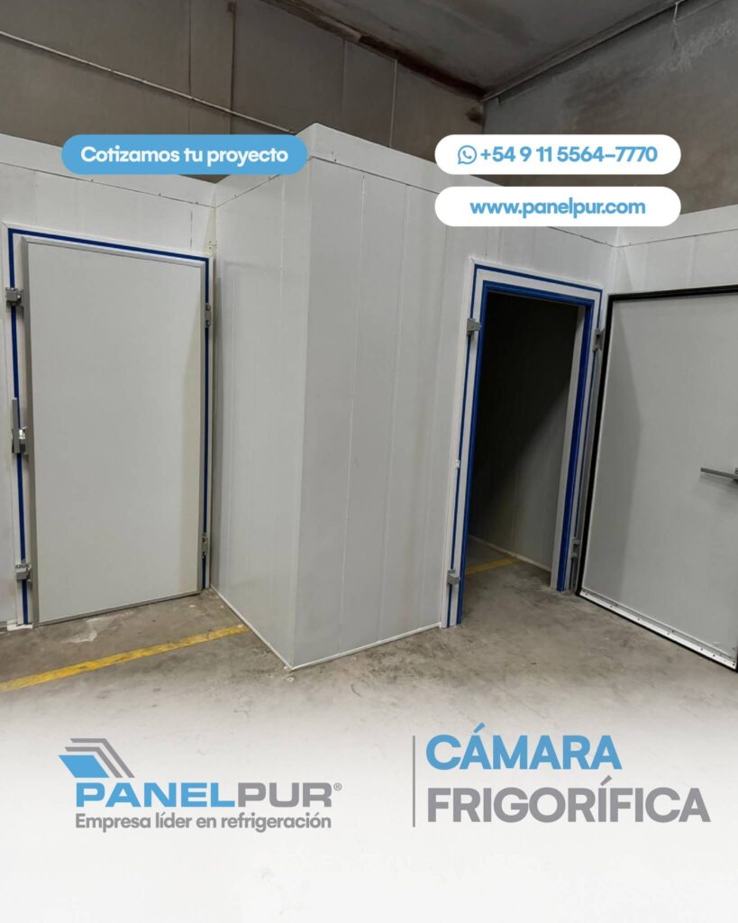 cámara de frío refrigeración comercial